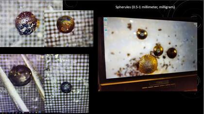 Los pequeños fragmentos metálicos serán analizados para determinar su origen