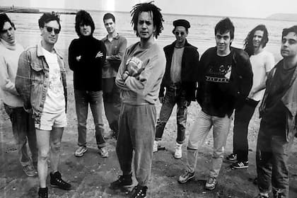 Los Pericos a finales de los años 80, en tiempos de "El ritual de la Banana"