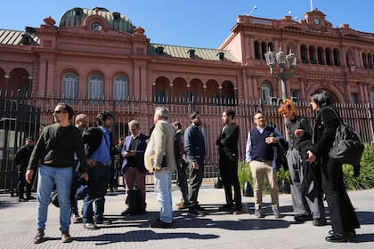 Los periodistas acreditados a los que se les impidió el ingreso a la Casa Rosada durante más de una semana