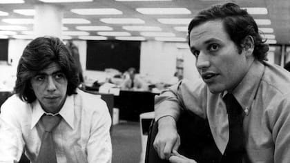 Los periodistas Bob Woodward y Carl Bernstein