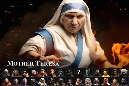 Los personajes para el juego fueron incluidos con IA (Captura video)