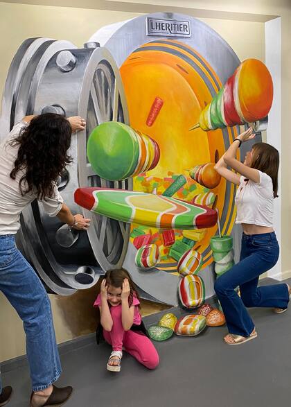 Los Pico Dulce voladores en la sala 3D de San Carlos Centro.