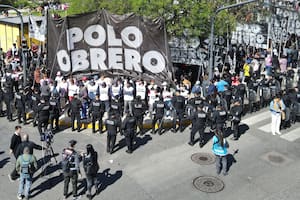 Los piqueteros volvieron a las calles para reclamar por ayuda alimentaria