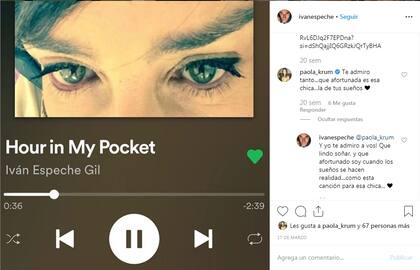 Los piropos cruzados entre Paola Krum e Iván Espeche