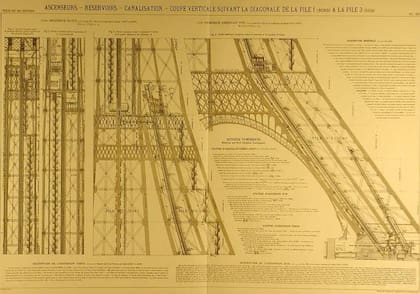 los-planos-de-eiffel-con-los-detalles-y-U6I7T77VH5HM7GIUJBTCYF5UJQ Torre Eiffel: por qué casi fue demolida, cómo la pintan, cuánto factura y más curiosidades del monumento más visitado del mundo