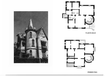 Los planos de la Villa Santa Paula, publicados en El patrimonio arquitectónico y urbano de Mar del Plata, un libro realizado por la universidad nacional de la ciudad