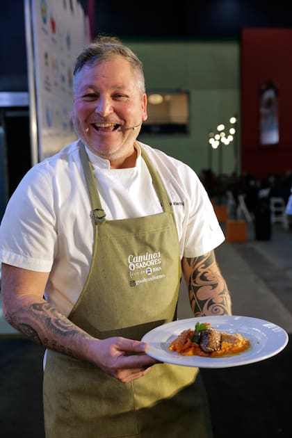 Los platos de Lucio Marini apelan a una cocina auténtica y sostenible, donde el producto es el verdadero protagonista