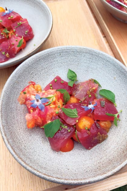 Los platos están preparados con productos orgánicos