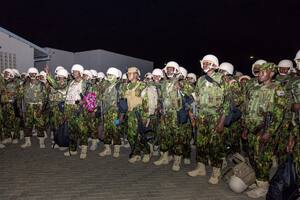 Los policías keniatas que actuarán en Haití