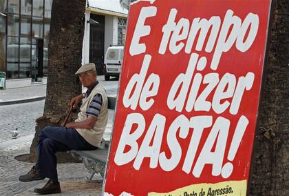 Los portugueses comienzan a expresar su molestia contra el ajuste