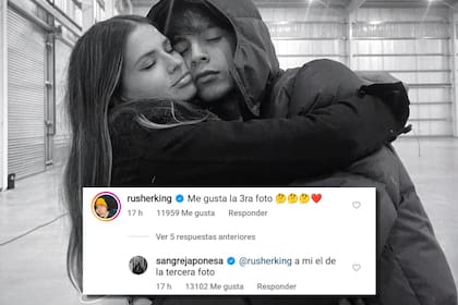 Los posteos de la China Suárez y Rusherking