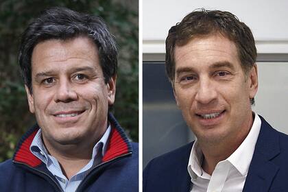 Los precandidatos de Juntos en la provincia de Buenos Aires, Facundo Manes y Diego Santilli