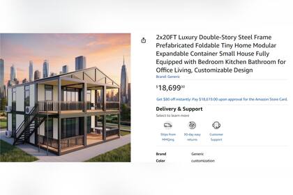 Los precios de las casas prefabricadas de dos pisos oscilan los US$20.000 y US$30.000