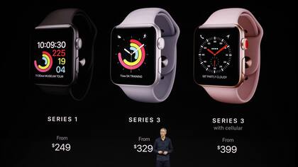 Los precios de los relojes Apple Watch Series 1 y Series 3