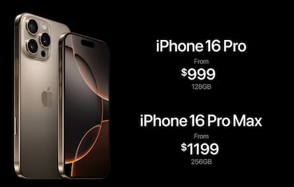 Los precios internacionales de los nuevos iPhone 16 Pro y Pro Max