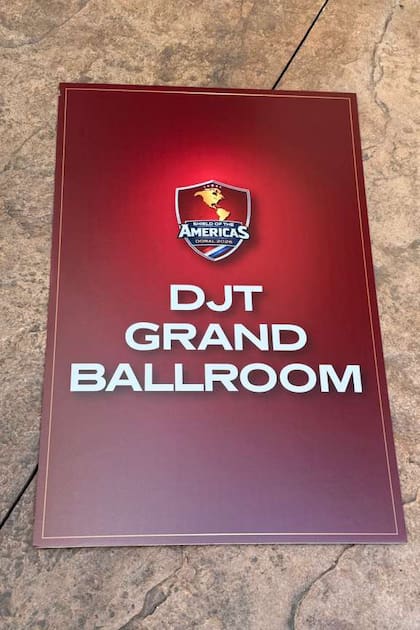 Los preparativos para la cumbre que liderará Donald Trump en el Trump National Doral Miami.