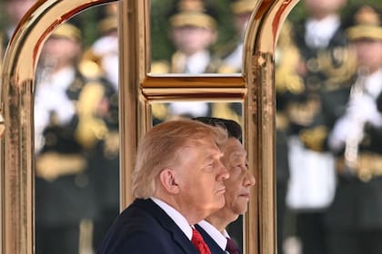 Los presidente Donald Trump y Xi Jinping, en Pekín.