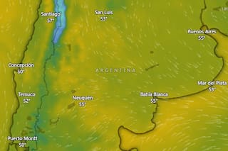 Hay alerta amarilla por vientos intensos y nevadas para este martes 12 de mayo