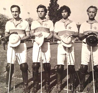 Los primeros equipos de Chapaleufú: Alberto Pedro, el Ruso, Gonzalo y Horacio Antonio Heguy