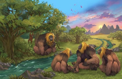 Los primeros homininos, que vivieron hace aproximadamente seis o siete millones de años, tenían dientes similares a los de los simios actuales; especialmente útiles para comer “muchas frutas grandes y carnosas” abundantes en los hábitats forestales donde vivían nuestros primeros ancestros, explica Van Casteren.