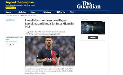 Los principales diarios del mundo replicaron en sus portadas el anuncio de Lionel Messi