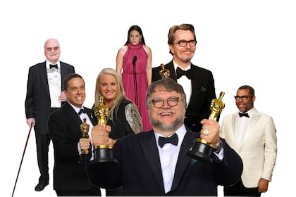 Los principales ganadores de la ceremonia de los Oscar, en un resumen visual