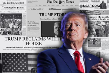 Los principales medios de Estados Unidos se centraron en la victoria de Donald Trump en las elecciones presidenciales