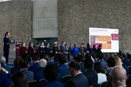 Los principales miembros del gabinete y los líderes empresariales estuvieron en la presentación del Plan México