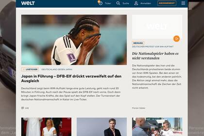 Los principales portales alemanes tras la derrota frente a Japón en el Mundial Qatar 2022