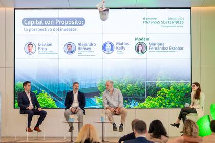 Los principales referentes del sector en el Summit Finanzas Sostenibles de Santander, el evento de ESG donde se abordaron los desafíos para luchar contra el cambio climático