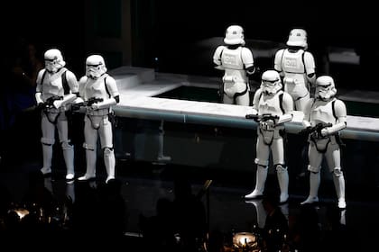 Los príncipes hicieron un cameo como stormtroopers