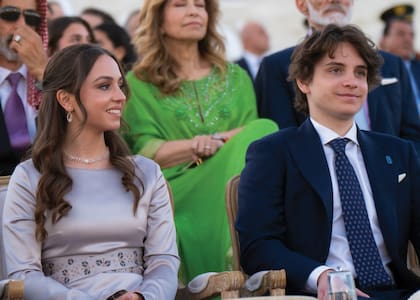 Los príncipes Iman y Hashem.