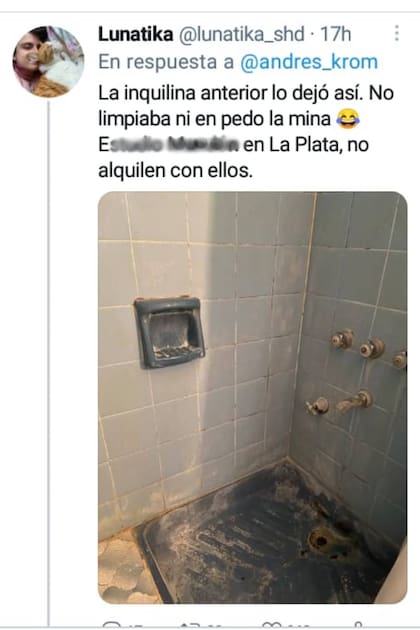 Los problemas de aseo también se sumaron al hilo de los más singulares departamentos para alquilar