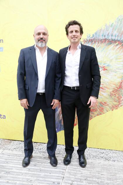 Los productores de la muestra, Marcelo Dionisio, CEO de Foggia y Nicolás Renna, director general de Proactiv Entertainment. 