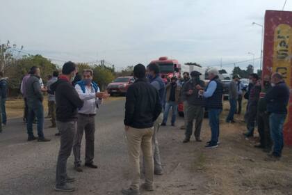 Los productores en la ruta por las restricciones en Santiago del Estero