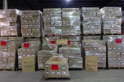 Los productos habrían superado el millón de dólares si fueran auténticos