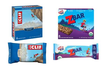 Los productos incluidos en esta demanda son las barras Clif Bars y las Clif Kid ZBars