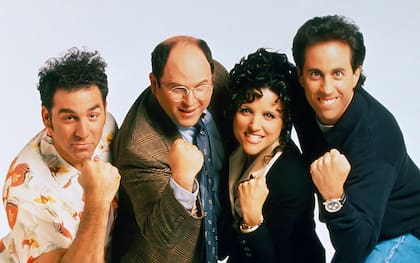 Los protagonistas de la exitosa Seinfeld