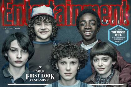 Los protagonistas de Stranger Things en la tapa de Entertainment Weekly