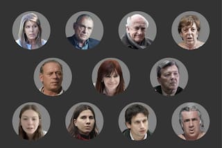 Los protagonistas del caso, ayer y hoy