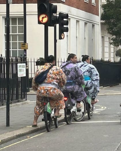 Los protagonistas del Gran Torneo de Sumo en el Royal Albert Hall de Londres tomaron la ciudad
