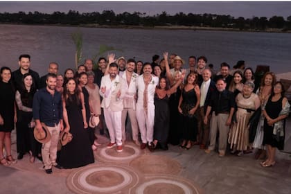 Los protagonistas lograron reunir a las tres familias