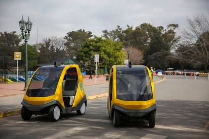 Los prototipos de autos autónomos que el gobierno de la Ciudad de Buenos Aires presentó en 2016