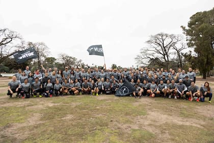 Los PUMA Faster Teams en el Rosedal de Palermo.