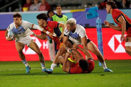 Los Pumas 7s empezaron con una holgada diferencia y se relajaron ante un rival muy inferior