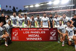 Los Pumas 7s obtuvieron la medalla plateada en el Seven de Los Angeles y confirmaron su buen momento