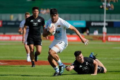 Los Pumas 7s vencieron a los All Blacks, en el Seven de Dubái