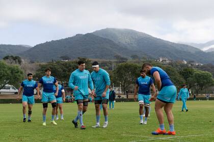 Los Pumas en el norte argentino; muy dispersos durante el año a partir de la pandemia, los jugadores argentinos se reúnen en el seleccionado.