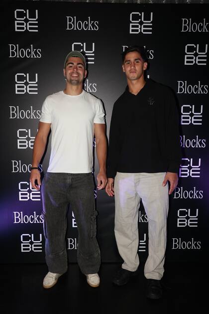 ¡Los Pumas también bailan rap! Los jugadores Ignacio Mendy y Lucio Cinti disfrutaron del evento