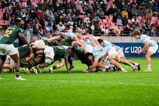 Perdían 36-0 en el primer tiempo: los Pumitas, aplastados por Sudáfrica en el Rugby Championship